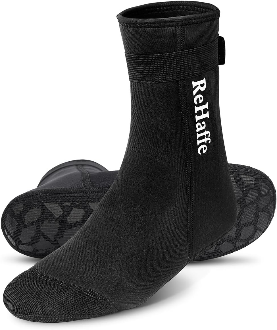 Neoprene Water Socks 3mm,Sand Proof Beach Volleyball Soccer Socks,Scuba Diving Socks Booties for Outdoor Water Sports