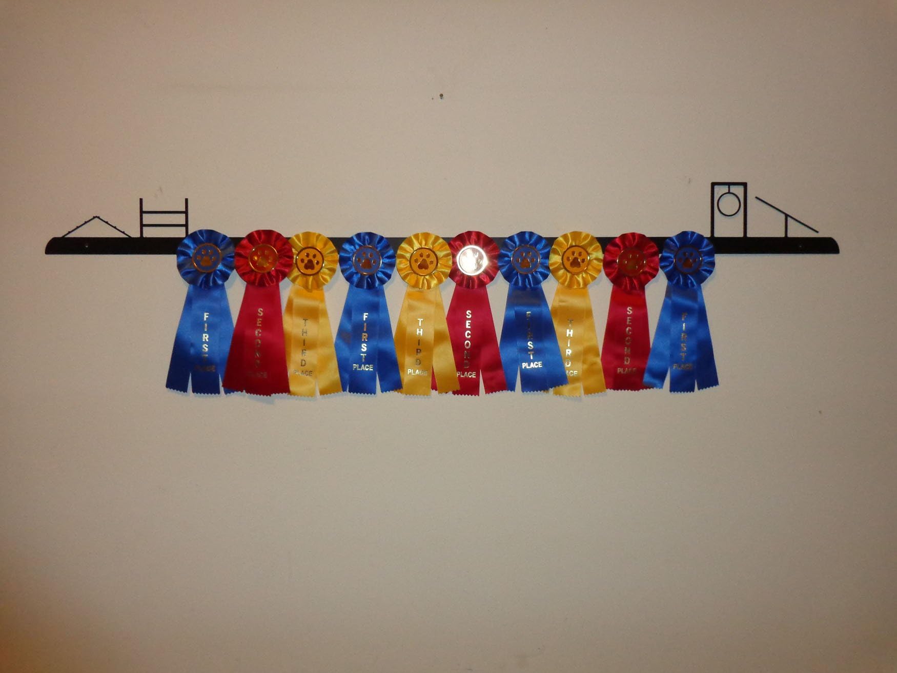 Showoff award racks - Agility Dog - Wall Mount