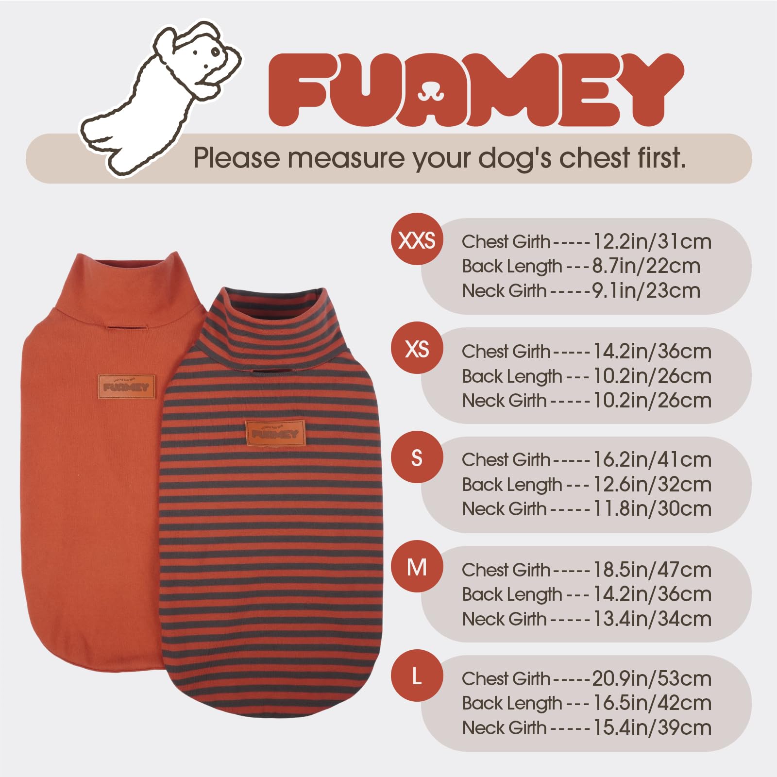 FUAMEY Lot de 2 gilets en polaire pour chien de petite taille, maltais, chihuahua maltais, chandail d'hiver sans manches avec trou pour laisse, chihuahua maltais, orange, taille S