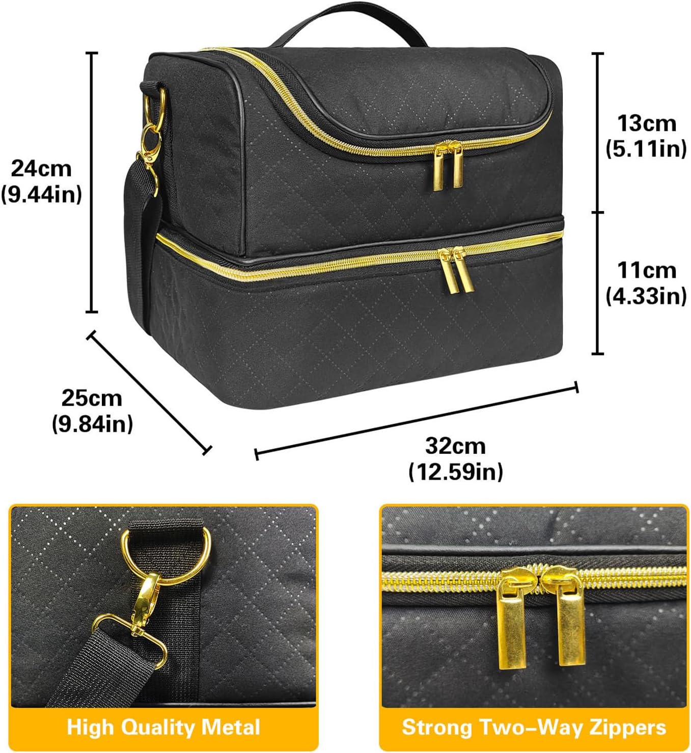 ネイルポリッシュキャリア - ジェルボトルオーガナイザー、ポータブルネイルケース | 60 ストレージソリューション テックトラベル