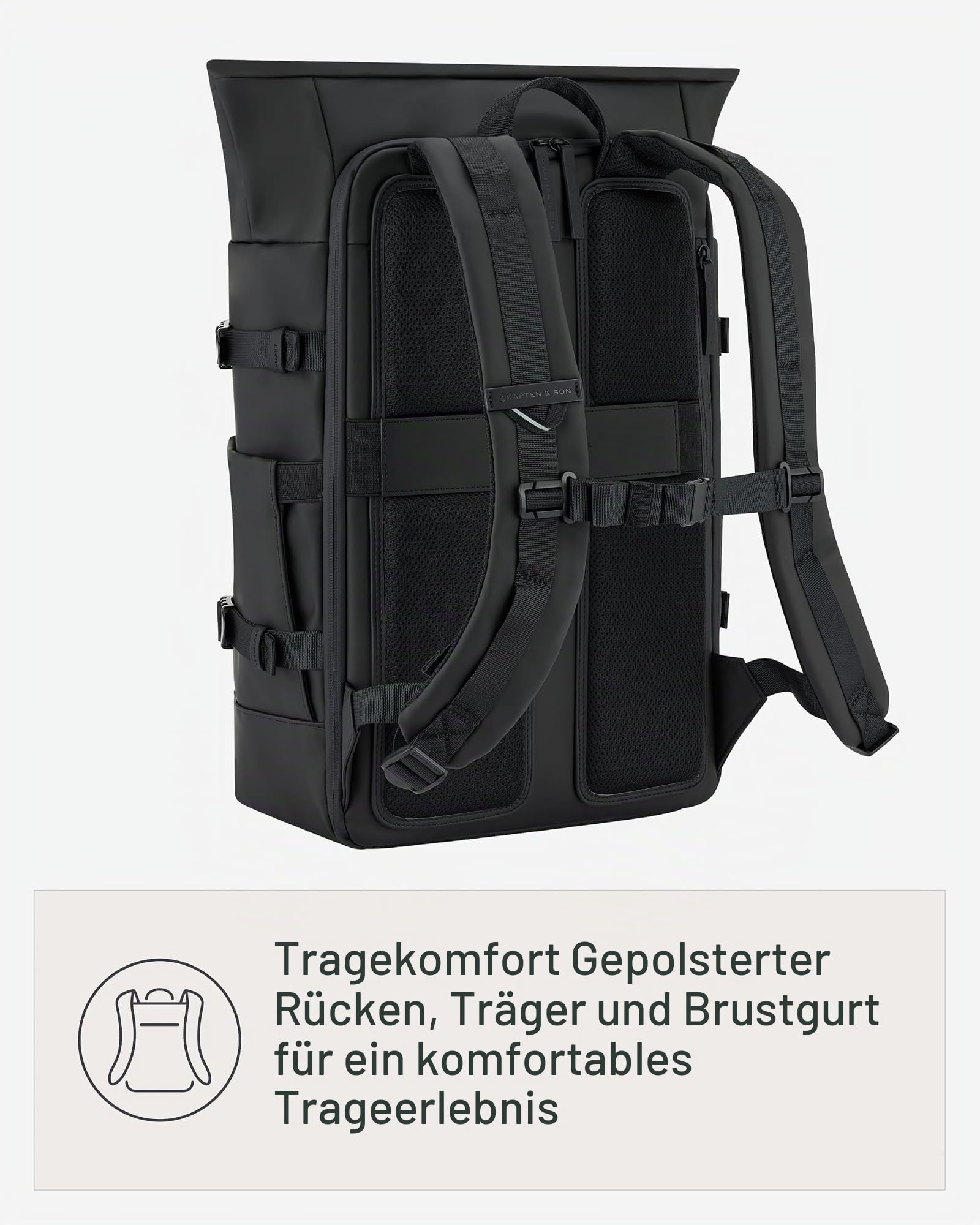 Kapten & Son Helsinki Pro Backpack All Black