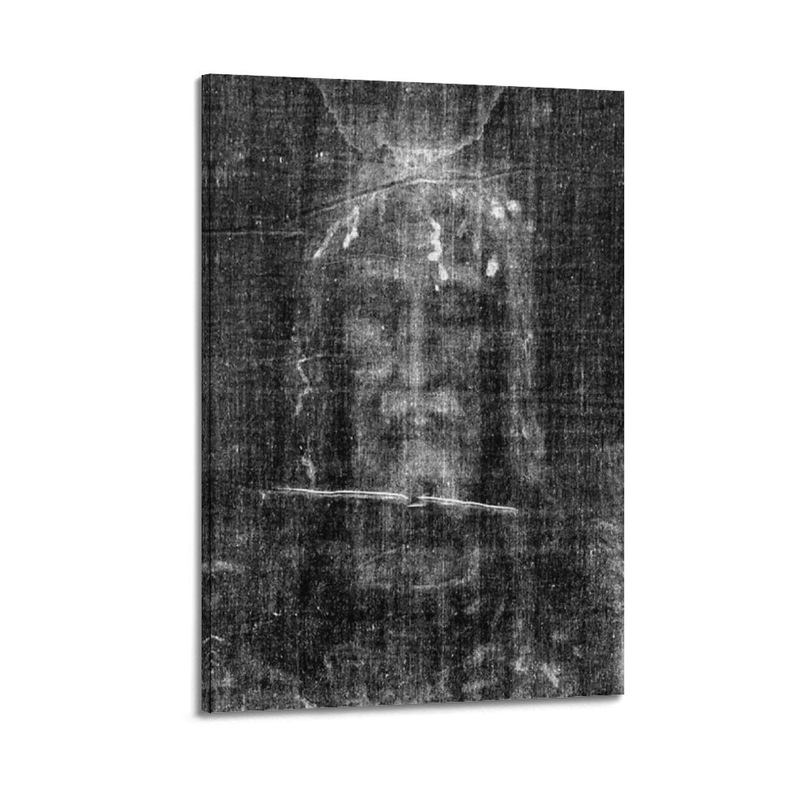 Altuy Art Modern Religious Jesus Poster Shroud Of Turin Decorative Painting Canvas Poster 08X12inch(20X30cm)