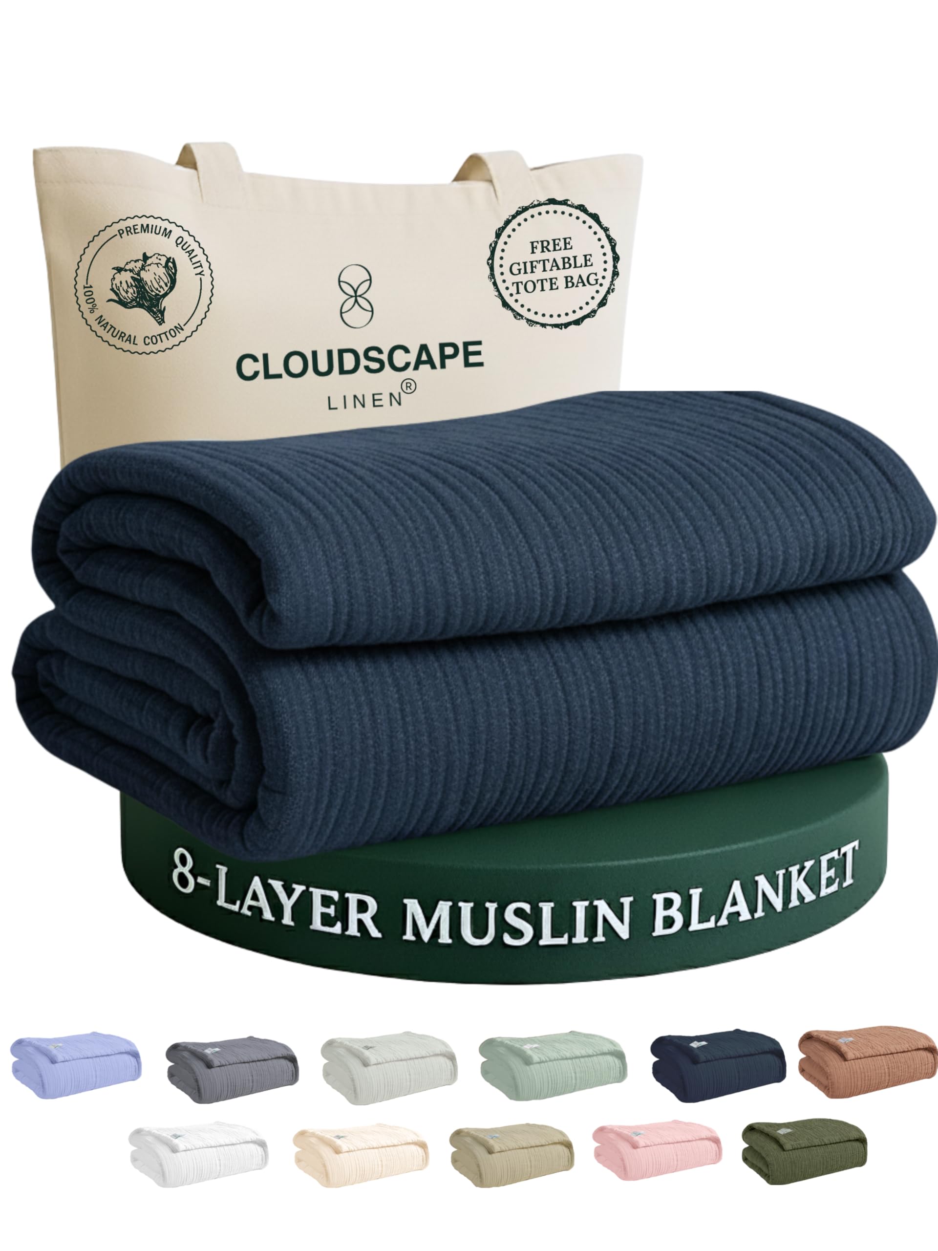 CLOUDSCAPE 8 Layer Muslin Blanket