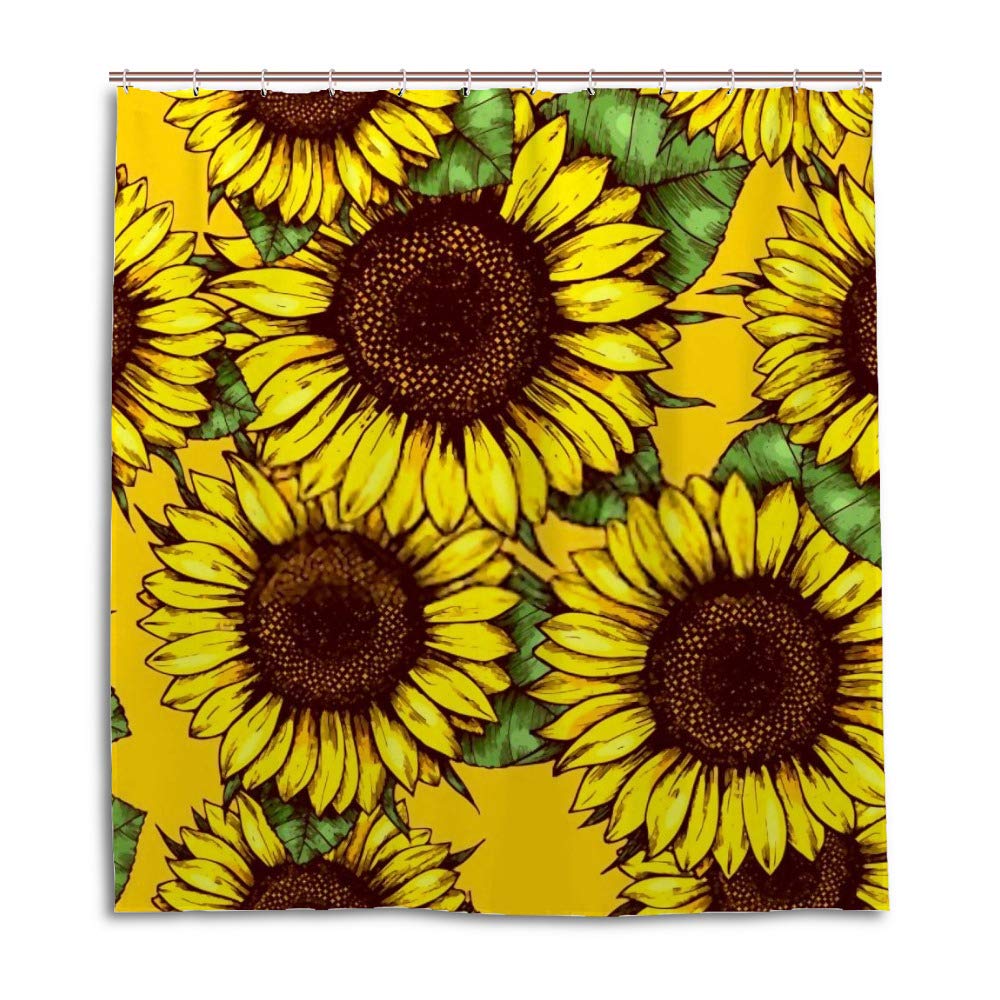 Rideau de douche CHEHONG en tissu polyester de qualité supérieure 60x72