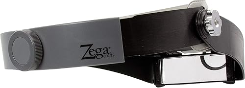 Miniatura 4 de Zega Crafts - Lupa para diadema con 3 lentes de aumento de profundidad múltiple y luz de trabajo desmontable