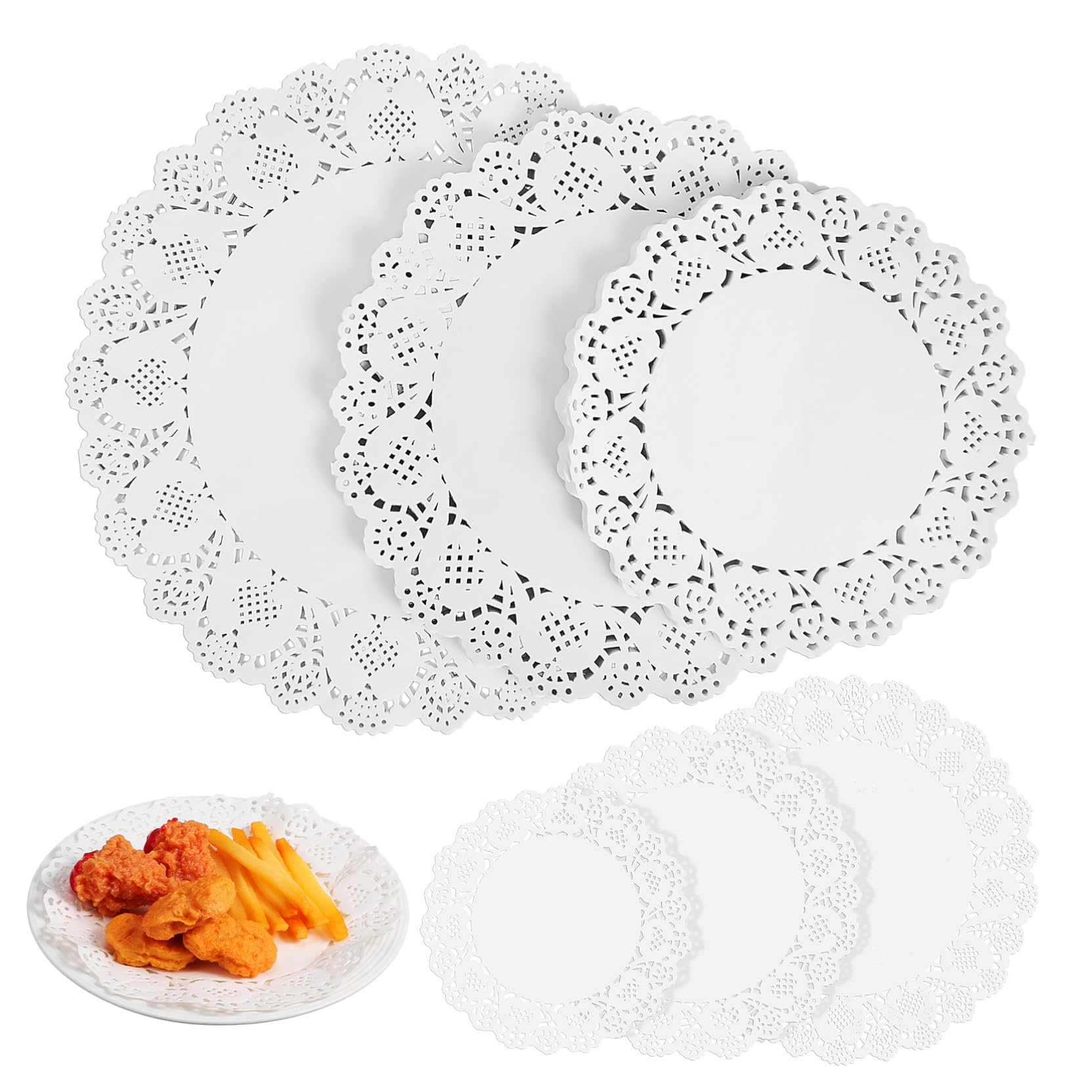 Napperons Papier Absorbants pour Décoration de Table et Cuisine