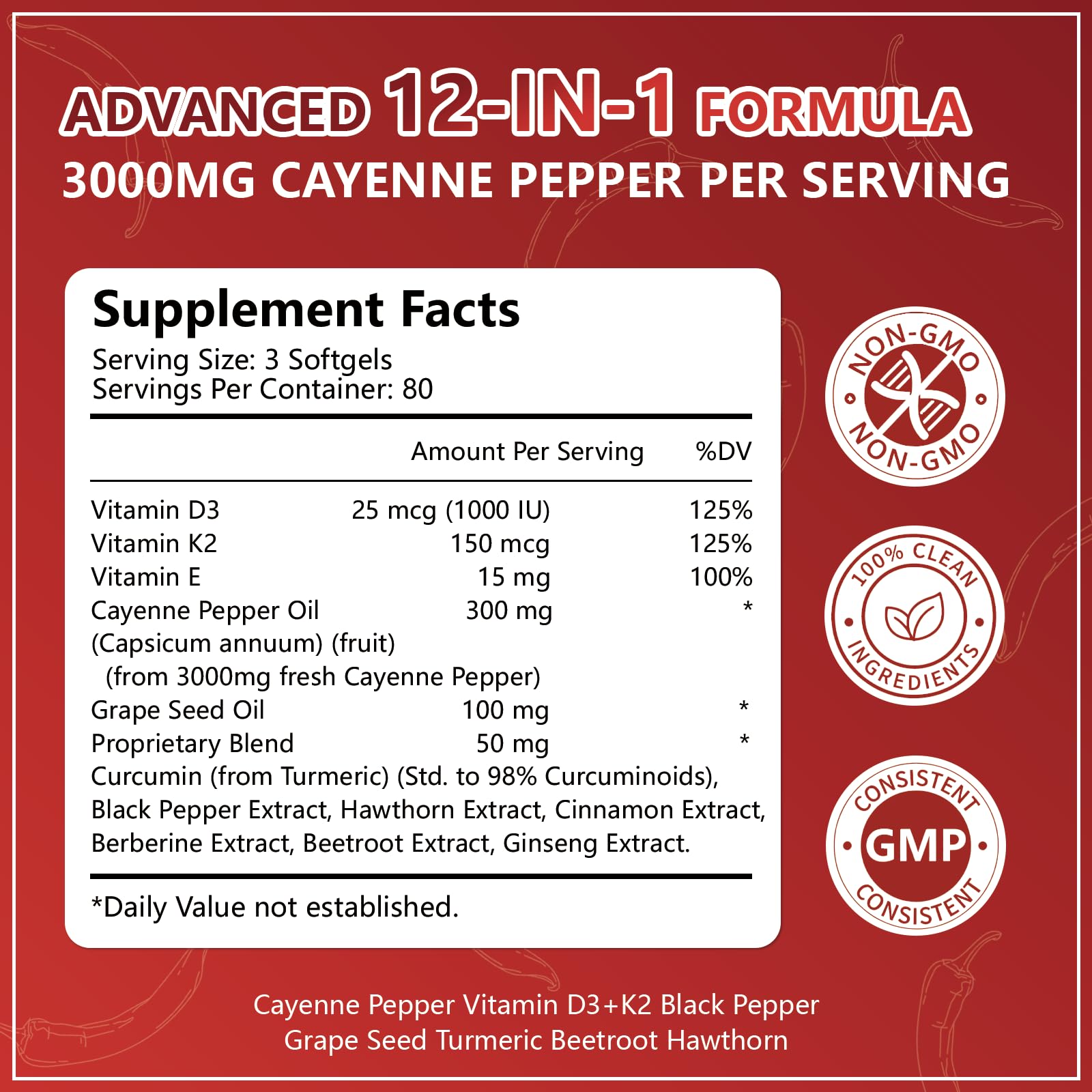 Aurivita Capsaicin Power – Cayenne Pepper Softgels, 240 Softgels — Amazon image 8