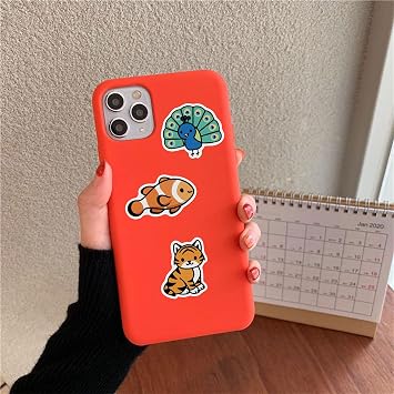 100 Cute Animal Stickers, Colorful Waterproof Animal Stickers for Water Bottle, Laptop, Phone, Skateboard