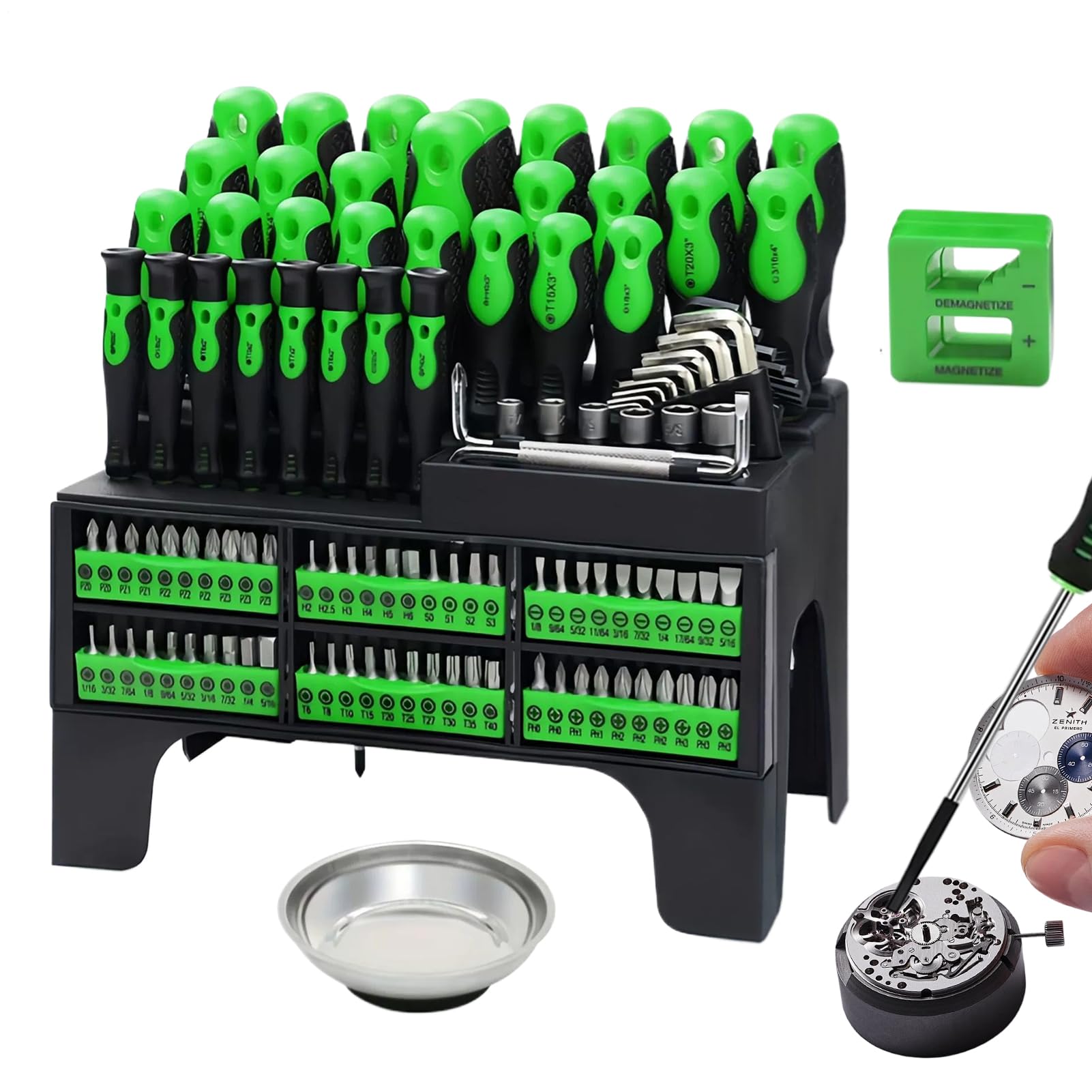 Juego De Destornilladores Kit De Herramientas Magnéticas De Alta | Juego De Destornilladores Magnéticos Para Reparaciones Del Hogar Fabricación Industrial