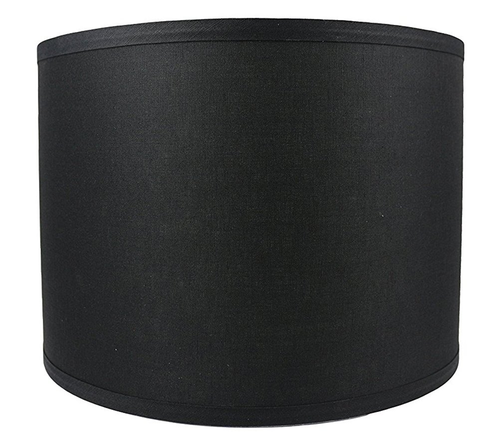 NOBLE ラミーライトジャケット ブラック 36 Urbanest Classic Drum Smooth Linen Lampshade, 14-inch by 14-inch
