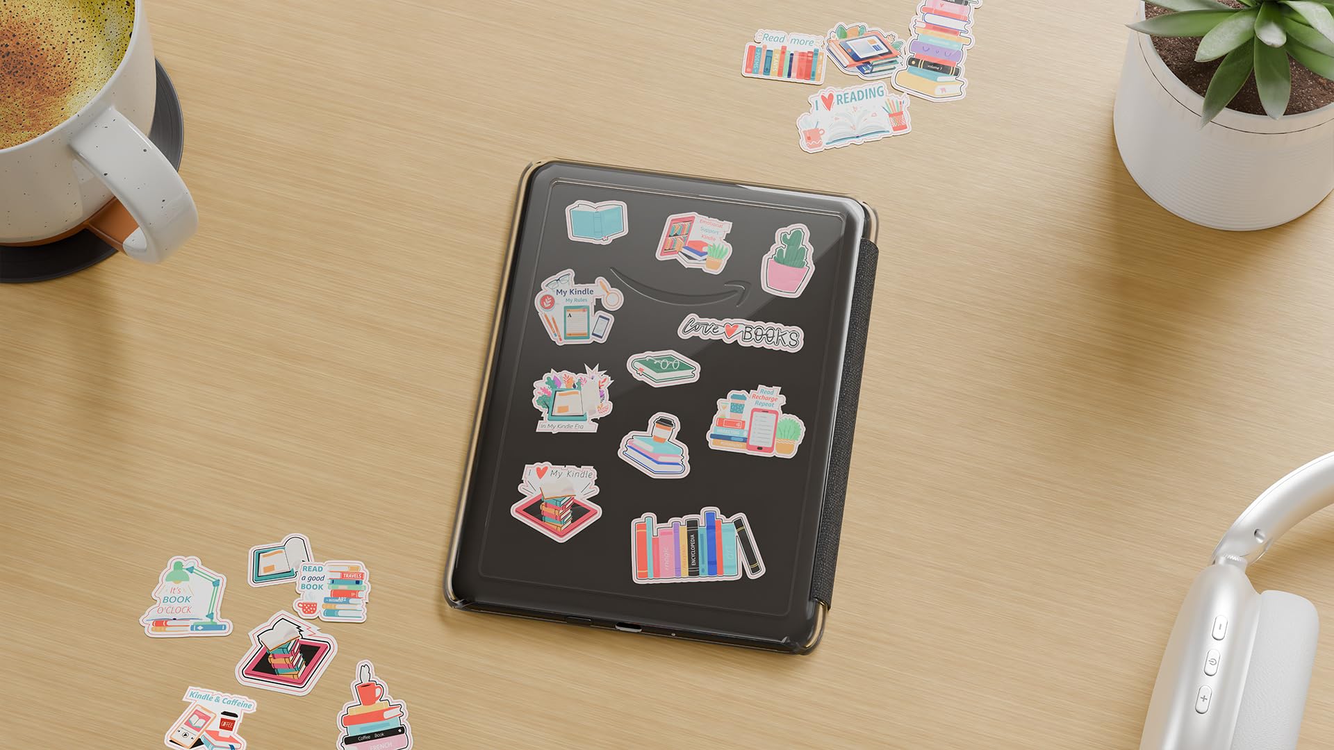 Kindle Colorsoft Signature Edition Clear Case Bundle: Include Kindle Colorsoft Signature Edition 32GB (newest model) | Metallic Black & Clear Case | Black