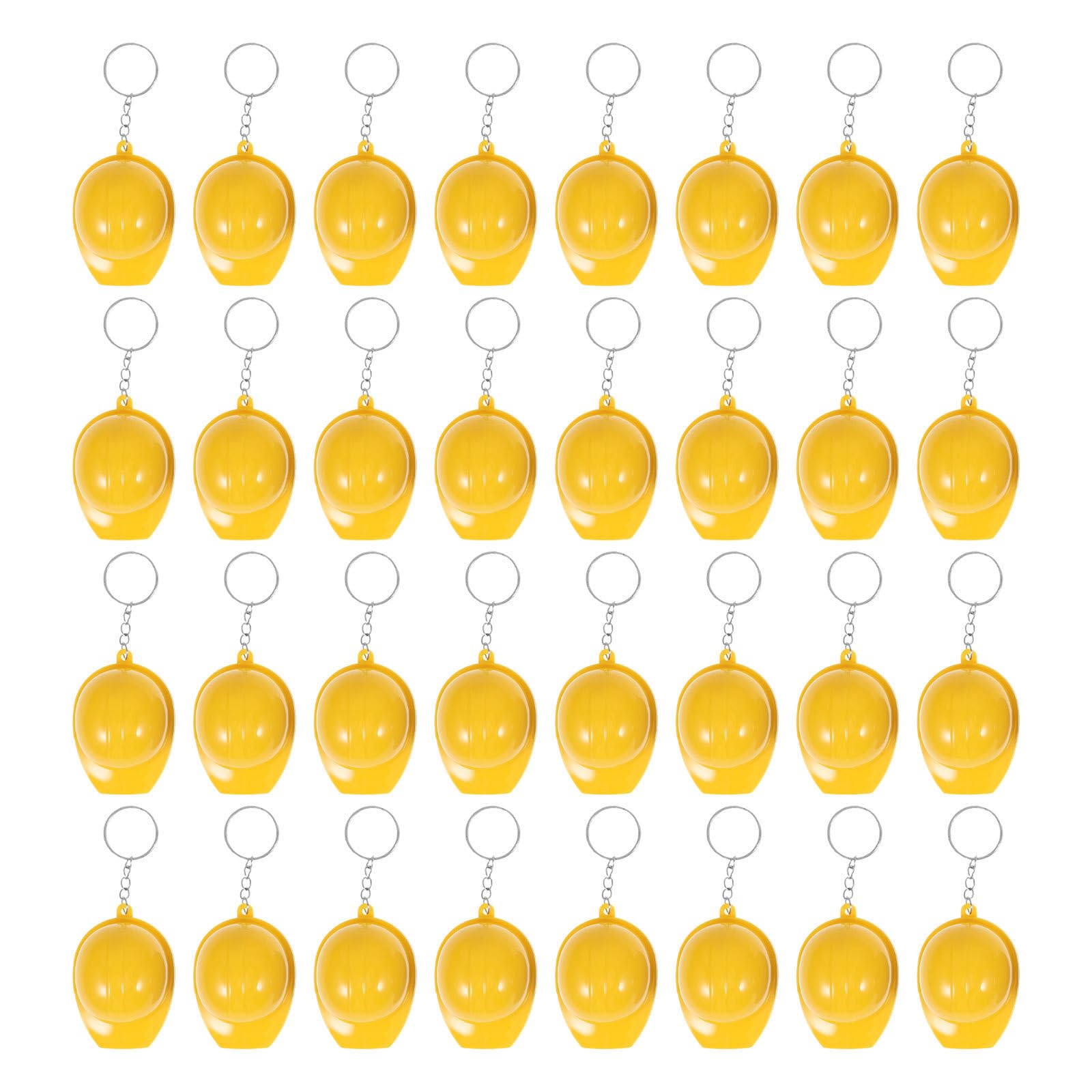 PACKOVE 100 Piezas Llavero Sombrero de Seguridad Miniatura