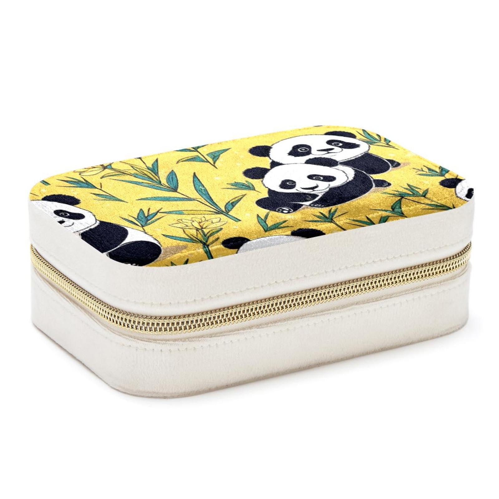 Boîte à bijoux de voyage pour colliers : voyagez avec votre panda