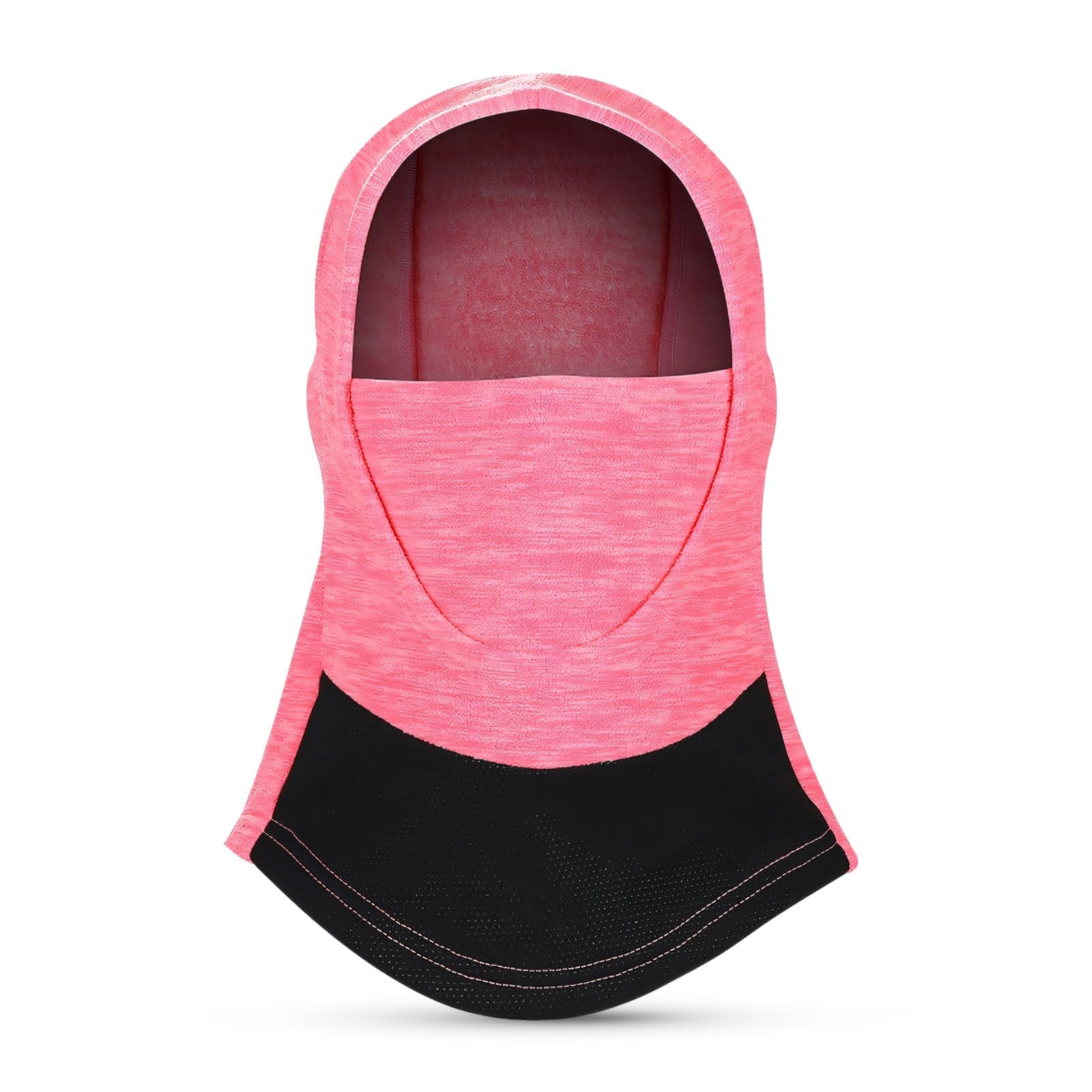 Pasamontañas infantil de forro polar cálido y multifuncional, pasamontañas para niños, pasamontañas bajo casco, a prueba de viento, gorro con calentador de cuello integrado, para deportes al
