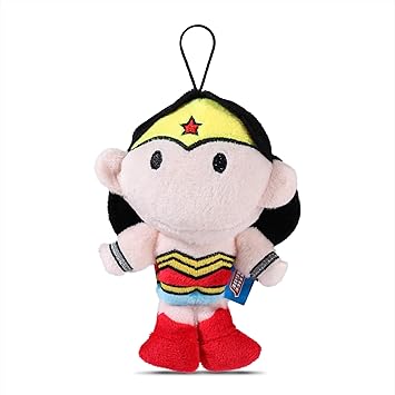 DC Comics for Pets Wonder Woman Plush Dog Toy | Large Dog Toy, Dog Chew Toy Plush Figure | Cute, Soft, Safe and Squeaky Dog Toy for Pets, 12