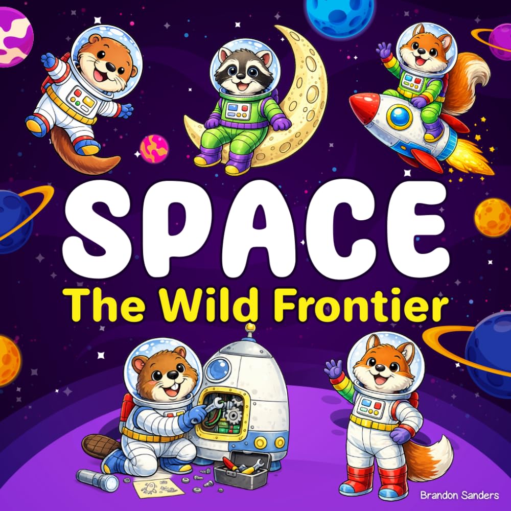 Space: The Wild Frontier (Animal Coloring Book For All Ages)