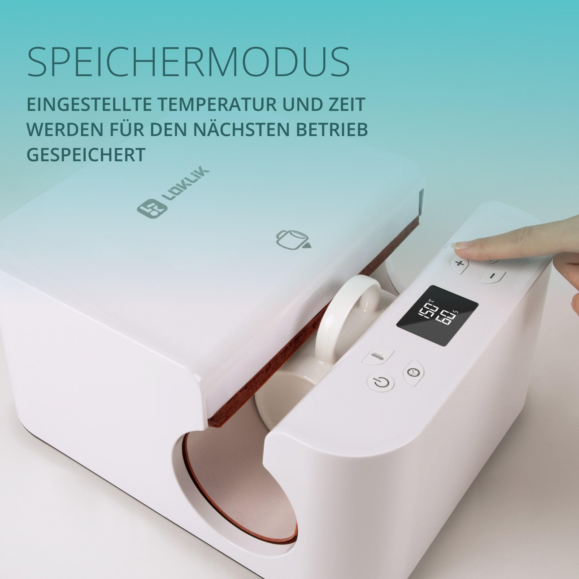 LOKLiK Auto Tumbler Heat Press für Becher – Tassenpresse für Sublimation, Flexfolie, Vinyl