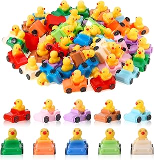 50 Pcs Ducks for Jeeps, Jeeps Ducks for Ducking, Funny Small Yellow Ducks Compatible with Jeep, Social Activities, Prank Gifts (6 Colors)