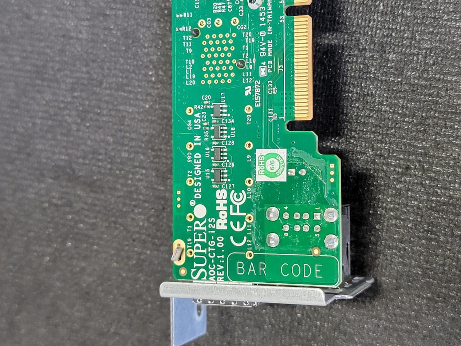 Supermicro AOC-CTG-I2S GBE PCIE 2.0 2PORT SFP 2PORT USB 2.0