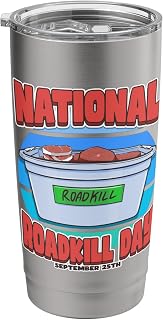 National Roadkill Day September 25th Stainless Steel Insulated Tumbler
