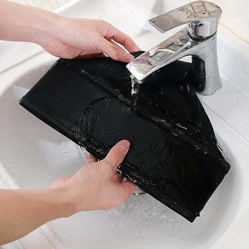 Miniatura 6 de Cajones de almacenamiento para brasieres, organizador de cajones para ropa interior, divisores, cubos de almacenamiento plegables negros para