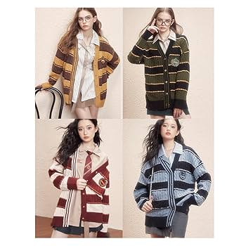 ハリーポッター セーターカーディガン スリザリン ハリーポッターショップ公式 L スリザリン Vネック スクールカーディガン | ハリー・ポッター