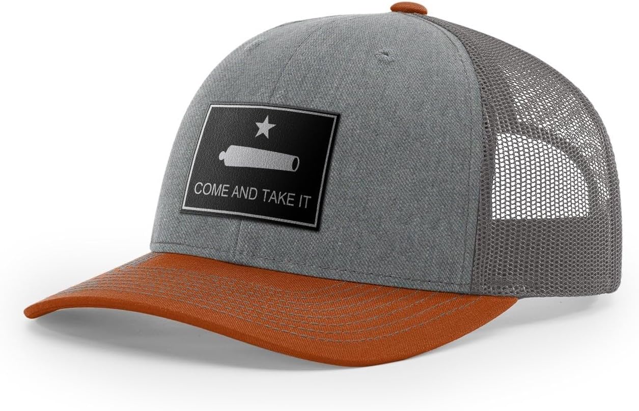 Come and Take It : Cannon (Black Leather), Snapback Hat