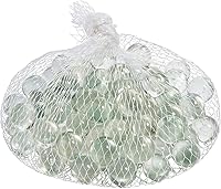 Vista 3 de Fun Express Canicas de vidrio transparente – 1 libra a granel, 87 canicas – Accesorios de boda y decoración del hogar