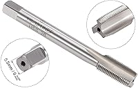 Vista 3 de uxcell 3/8 "-32 UNEF Juego de dados y grifos, HSS Macho de rosca de máquina con troquel de roscado redondo, mano derecha