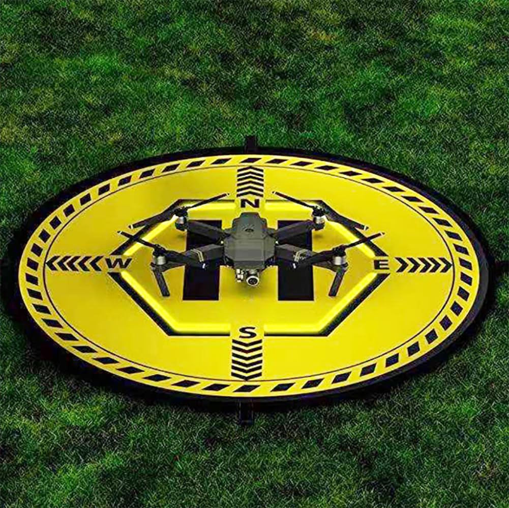 Piattaforma di atterraggio per eliporto pieghevole universale per drone diametro 90 cm