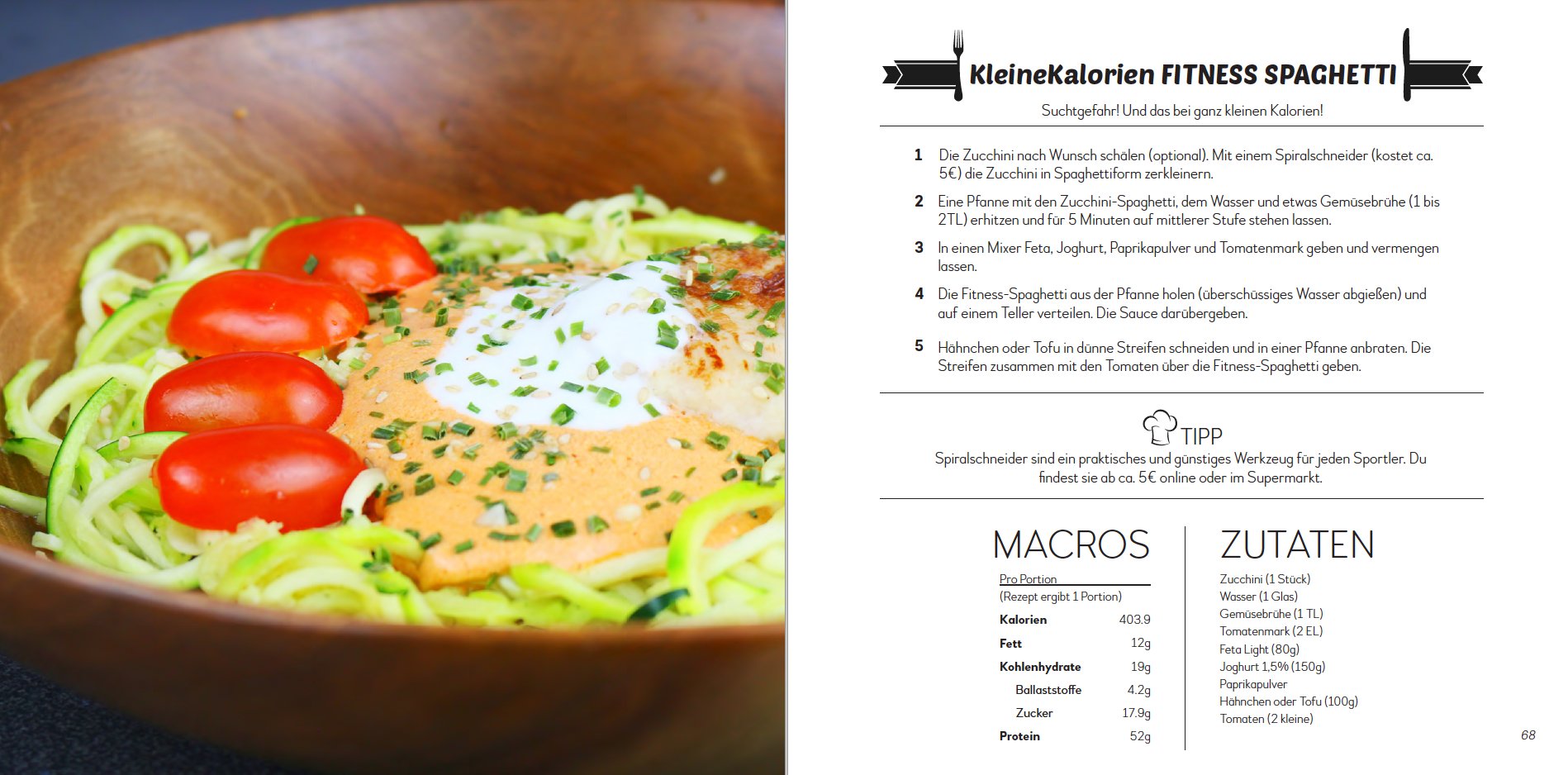 FIT FOOD TO GO - Das Fitness Kochbuch: Schnelle und einfache Fitness-Rezepte für deinen gesunden Traumkörper: Schnelle & einfache Fitness-Rezepte für deinen gesunden Traumkörper