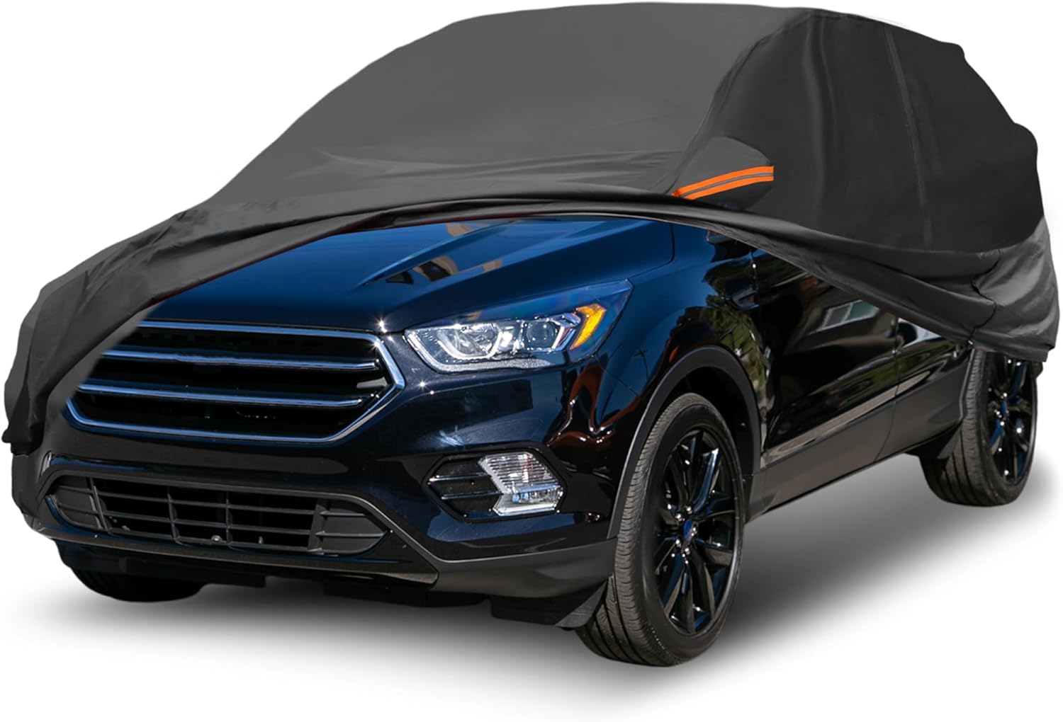 Car Cover Waterproof Custom Fit for Ford Escape All Weather for Automobiles Outdoor Snow Sun Dust UV Protection Full Exterior Cover with Door Zipper
