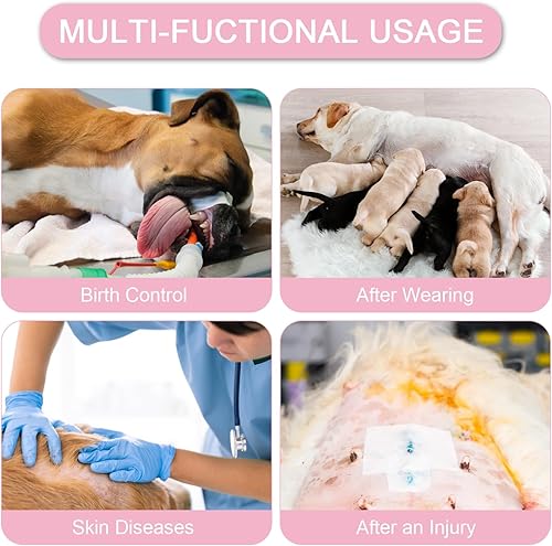 Miniatura 66 de Traje de cirugía para perros, traje de recuperación de esterilización femenina para perros, traje de recuperación quirúrgica para perras, traje