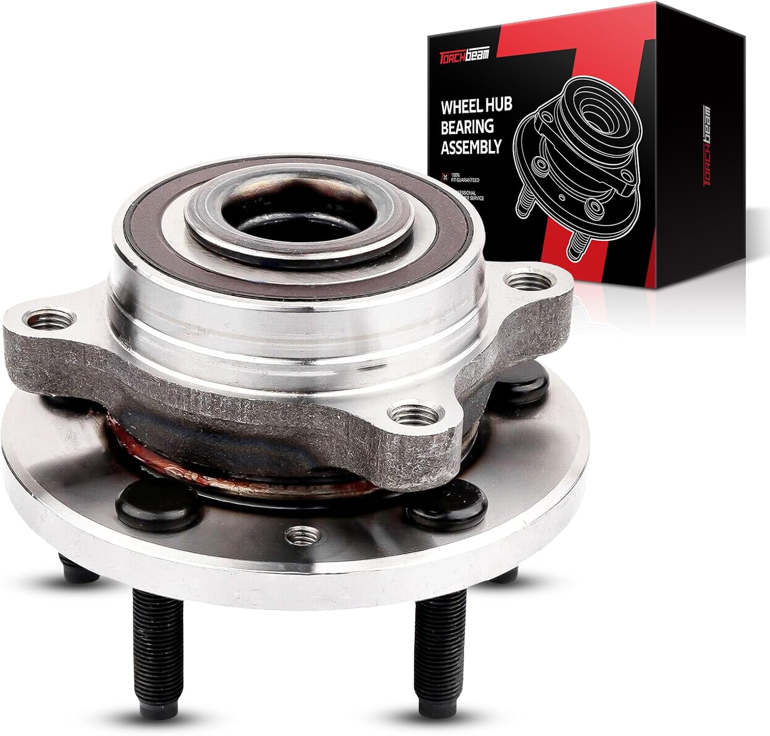 Torchbeam 513275 Front or Rear Wheel Bearing & Hub Assembly Replacement for 2011-2014 Edge; 2010-2019 Taurus, MKT; 2009-2019 Flex; 2011-2015 MKX; 2009-2016 MKS 1 PC
