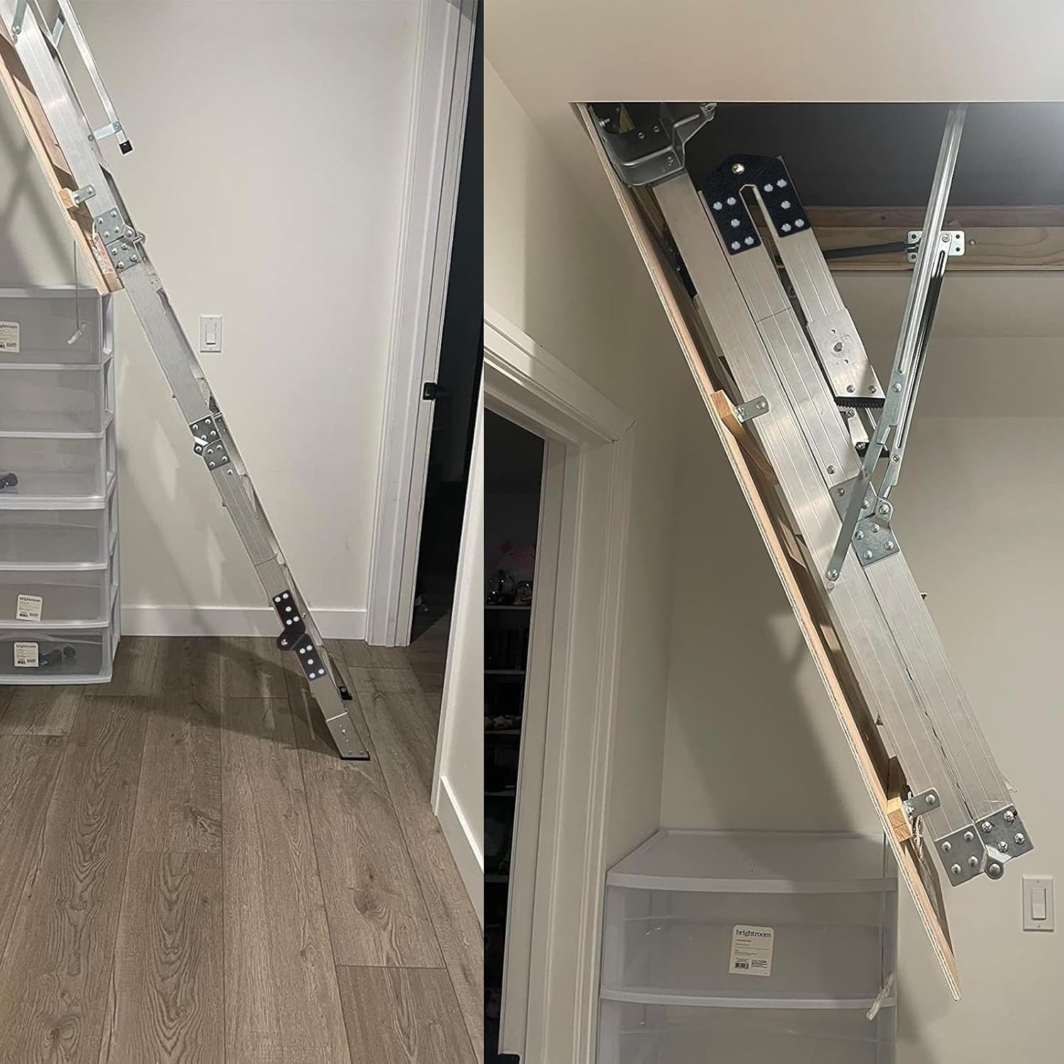 Attic Stair Tie Rod Kit ATROPOS 2-Piece Attic Ladder Hinge Replacement ...