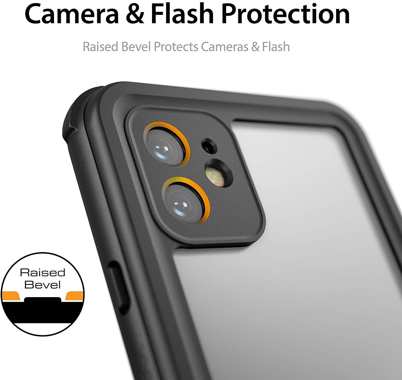 Holiday Deals 🛒 Ghostek NAUTICAL Heavy Duty iPhone 11 Waterproof Case with Built-In Screen Protector Full-Body Shell Shockproof Protection Tough Rugged Phone Cover Designed for 2019 Apple iPhone 11 (6.1 Inch) (Black)