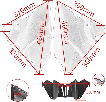 Motorcycle Lower Bellypan Engine Fairing Panel Cover for Yamaha MT-09 MT09 SP Tracer 9 Tracer9 GT 2021 2022 2023 2024 2025 Spoiler Body Frame Kit Belly Pan Under Protector (Matte Black)