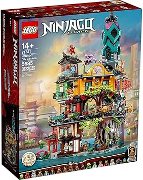 LEGO NINJAGO NINJAGO City Gardens 71741 Building Kit; Ninja House Playset Featuring 19 Minifigures, New 2021 5,685 Pieces, Multicolor