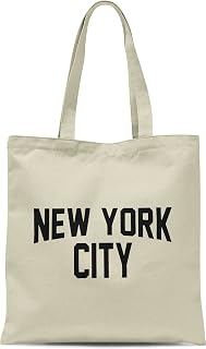 NYC Tote Bag New York City 100% Cotton Canvas Screenprinted Event NYC
