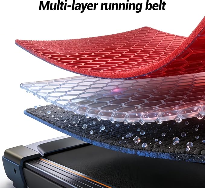 Caminadora Plegable 3HP Inclinación Manual Negra miniatura 5