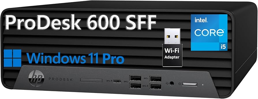 Amazon.com: HP Desktop Computer Tower PC ProDesk 600 G6 SFF for