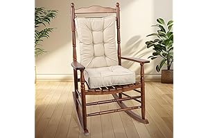 RACE LEAF Rocking Chair Cushion Set for Indoor/Outdoor Rocking Chair