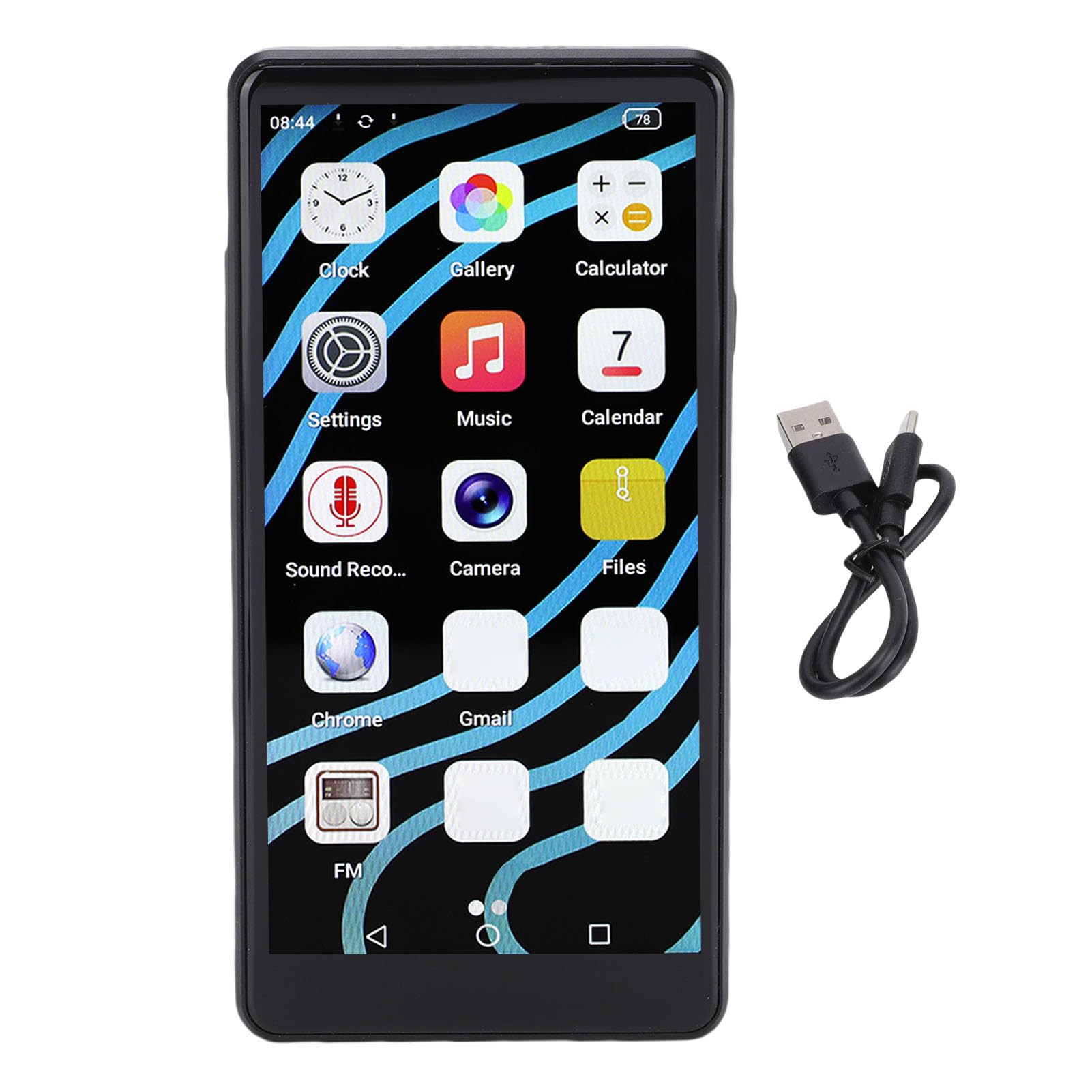 Heayzoki 80GB MP3 Player with Bluetooth WiFi 4 99 Inch HD Touchscreen MP4 Music Player with 16MP Camera