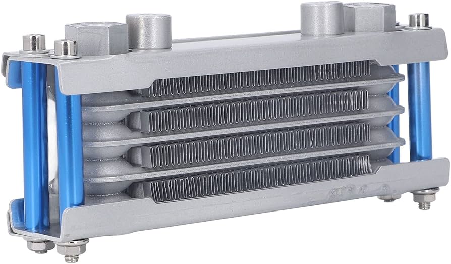 Amazon | 冷却システムオートバイオイルラジエーターセットエンジン