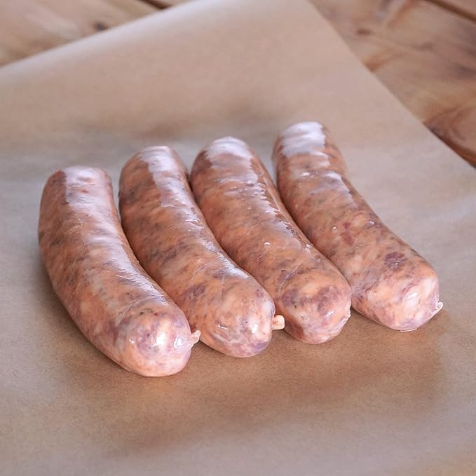 Amazon 100 無添加 無塩せき 生ソーセージ 4本 ピリ辛 冷凍 国産 放牧 あらびき 豚肉 All Natural Italian Sausage Free Range Pork Horizon Farms 精肉 肉加工品 通販