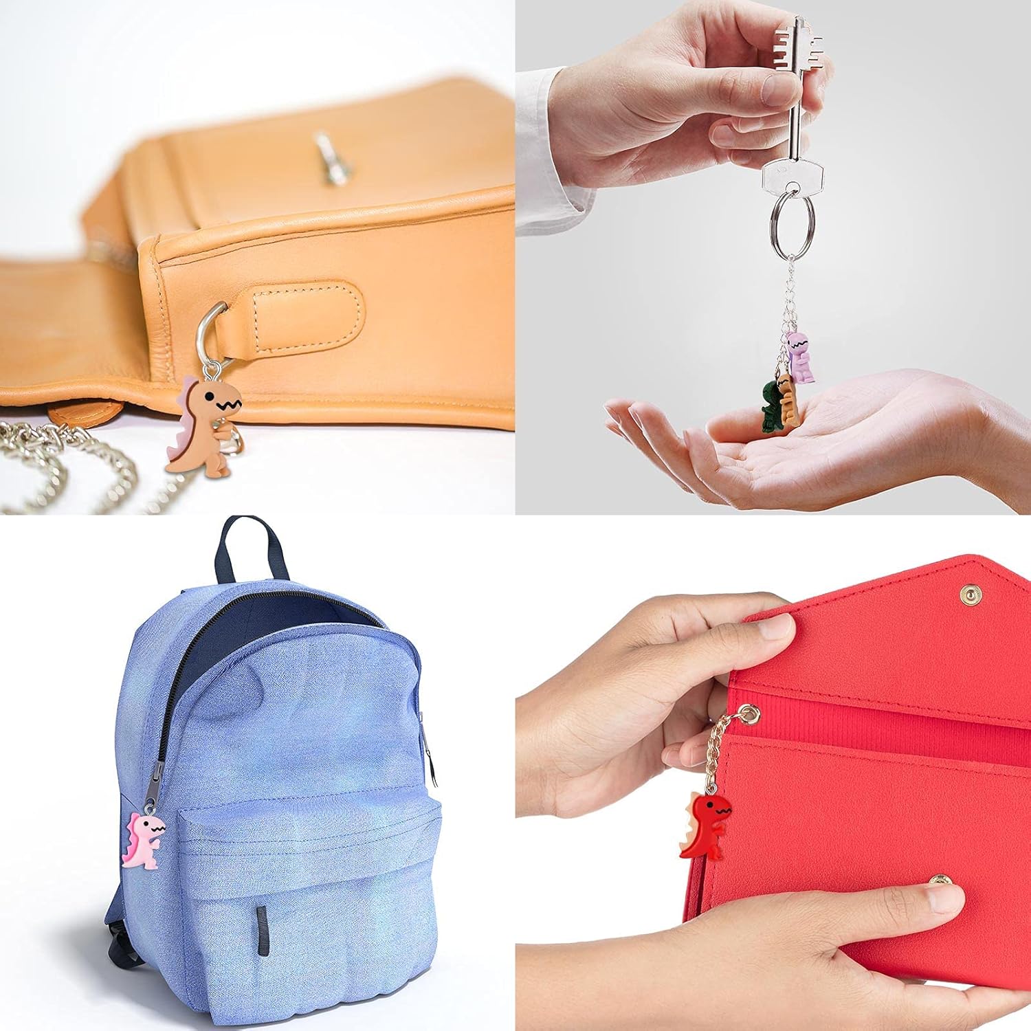 Waydress Dinosaur Pendant Charms, Small Dinosaur Resin Pendant Charms, Earring for DIY Jewelry Crafts Making, 10 Colors - Image 7