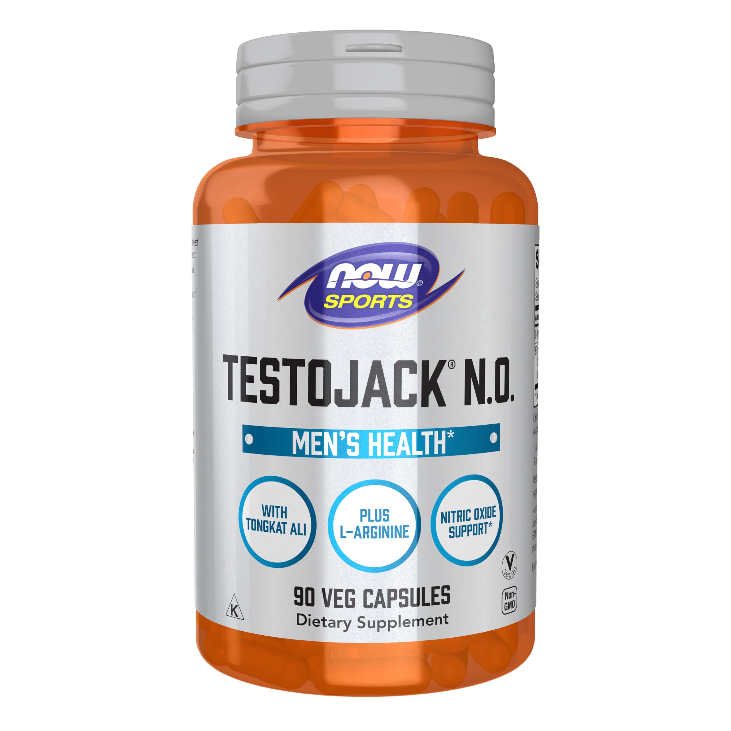 Now Sports, TestoJack N.O., L-Arginine, Tongkat Ali, 90 Veg Caps