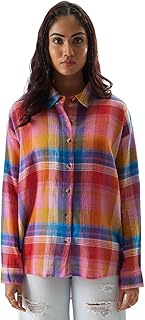 The Souled Store TSS Originals: Stained Glass Women Boyfriend Shirts