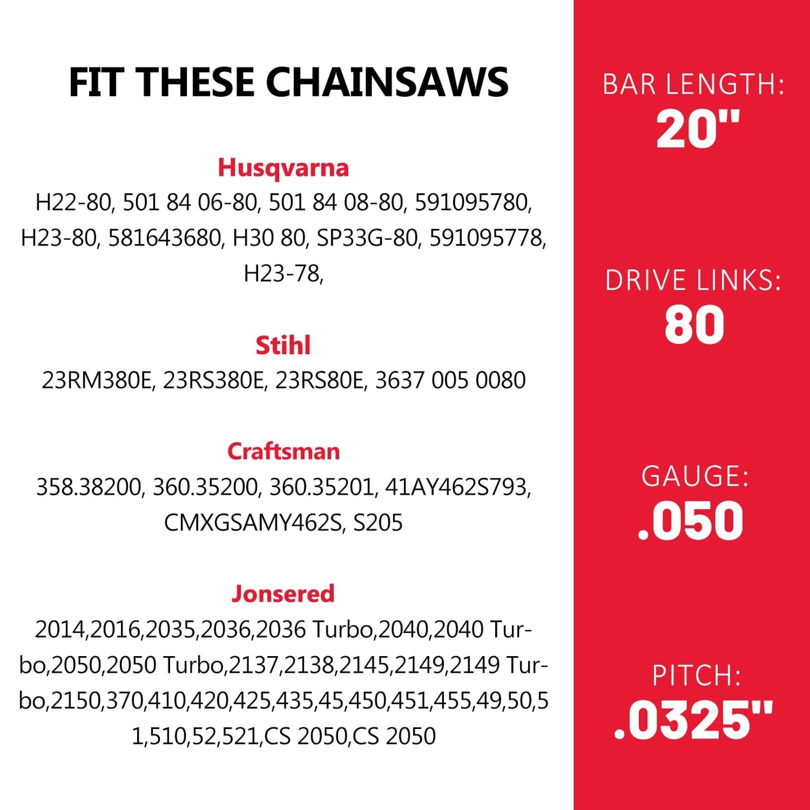 E & S Chain Saw Chains