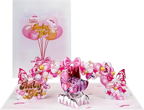 Miniatura 27 de Tarjetas de baby shower para niños, tarjeta de bautismo, tarjeta para bebés nuevos de 6 x 8 pulgadas, tarjetas de regalo, regalos emergentes